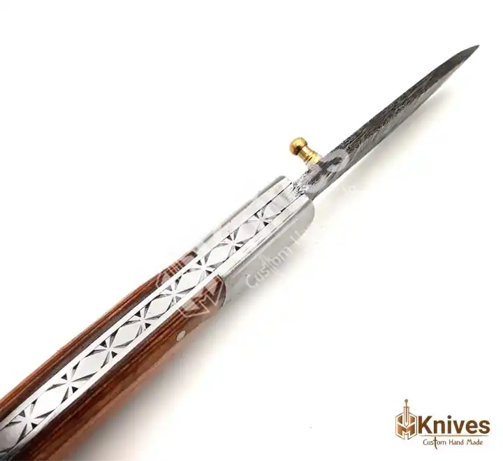 Easy Knife Hand Made Damascus Folding Knife for EDC Use_HM-Knives_3