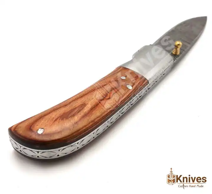 Easy Knife Hand Made Damascus Folding Knife for EDC Use_HM-Knives_4