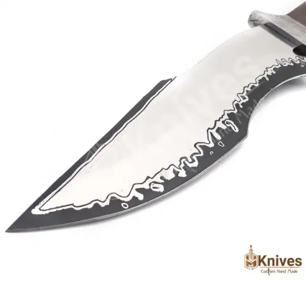 14 inch J2 Steel Hand Made Hunting Bowie Knife with Beautiful Leather Sheath by HMKnives (3)