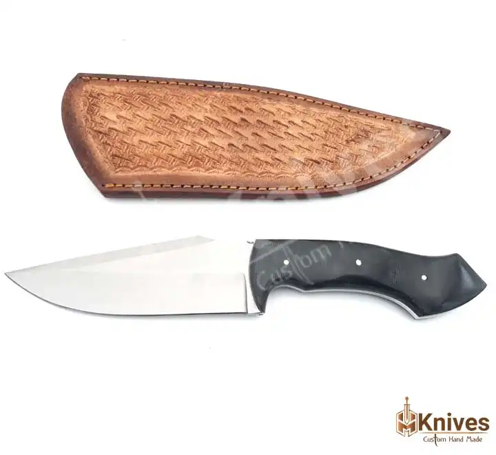 Custom Hand Made J2 Steel Fishing Knife with Micarta Handle & Leather Sheath by HMKnives (2)