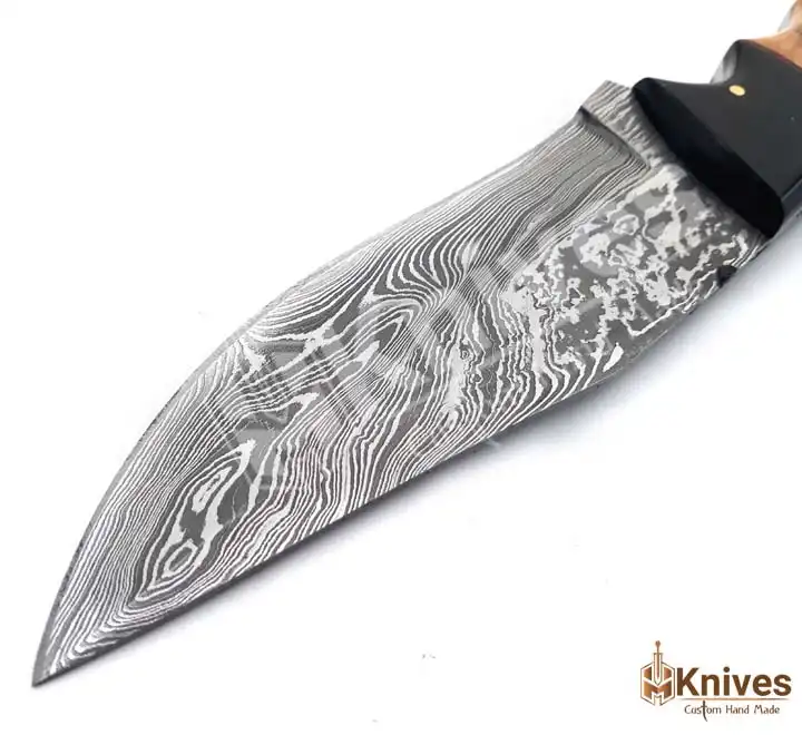 Damascus Steel Hand Made Fancy Skinner Knife for Fishing & Camping Use by HMKnives (3)