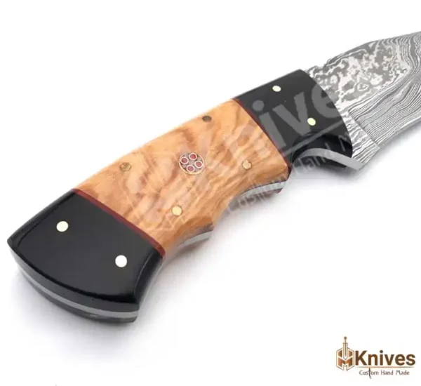 Damascus Steel Hand Made Fancy Skinner Knife for Fishing & Camping Use by HMKnives (4)