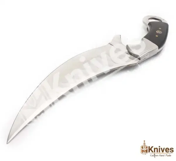 J2 Steel High Polish Karambit Knife for Tactical & Outdoor Usage with Beautiful Leather Sheath by HMKnives (2)