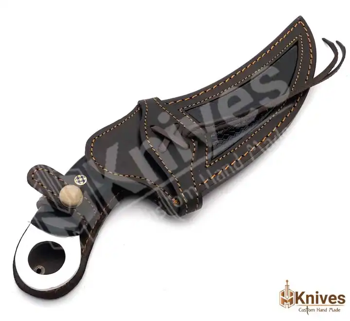 J2 Steel High Polish Karambit Knife for Tactical & Outdoor Usage with Beautiful Leather Sheath by HMKnives (6)