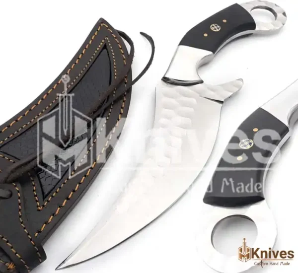 J2 Steel High Polish Karambit Knife for Tactical & Outdoor Usage with Beautiful Leather Sheath by HMKnives (7)