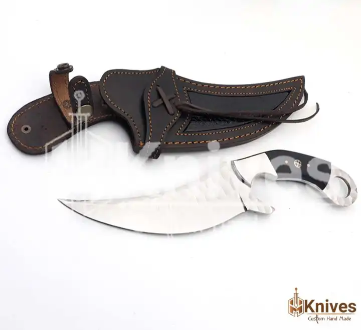 J2 Steel High Polish Karambit Knife for Tactical & Outdoor Usage with Beautiful Leather Sheath by HMKnives (8)
