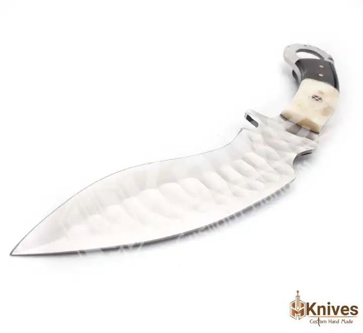 J2 Steel Karambit Knife High Polish Hand Forged Full Tang Blade & Horn Bone Handle by HMKnives (3)