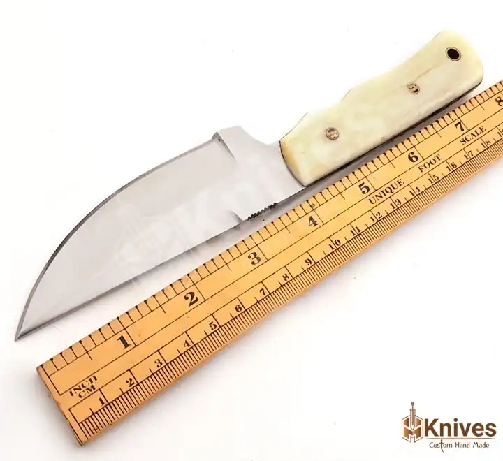 D2 Steel Skinner Knife with Bone Handle-2