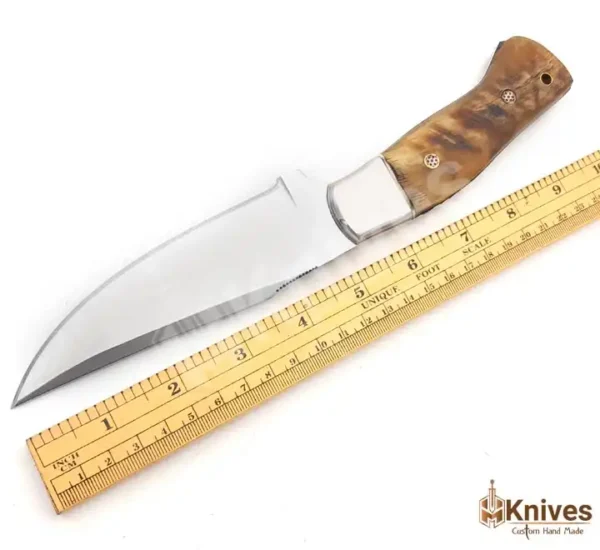 D2 Steel Skinner Knife with Sheep Horn handle-4