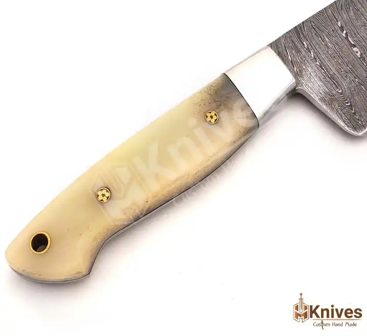 Damascus Kitchen Chef Knife with Bone Handle-3
